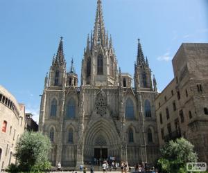пазл Кафедральный собор Барселоны